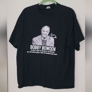 Coach Bobby Bowden FSU Seminoles Tribute T-Shirt XL